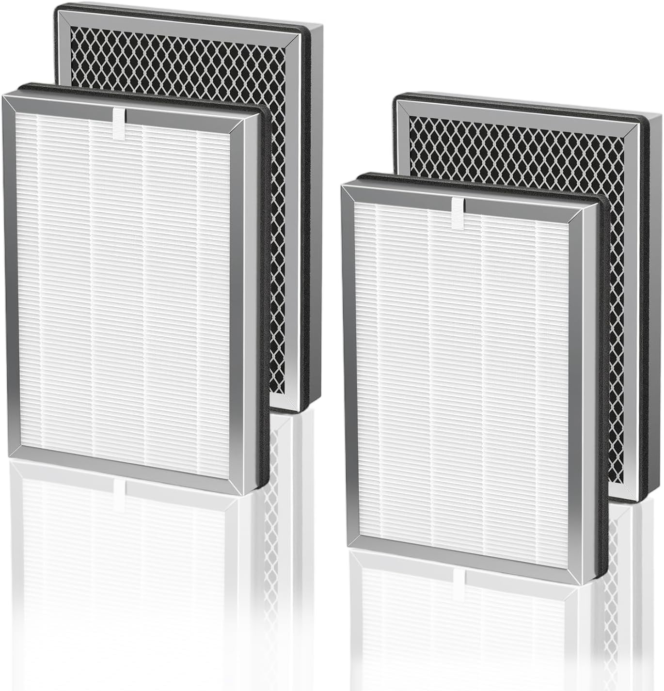 25 Replacement Filter Compatible with MA Series Air Purifier 25 S1/W1/B1,3-Stage Filtration System,High-Efficiency Core Layer,and Activated Carbon,4-Pack