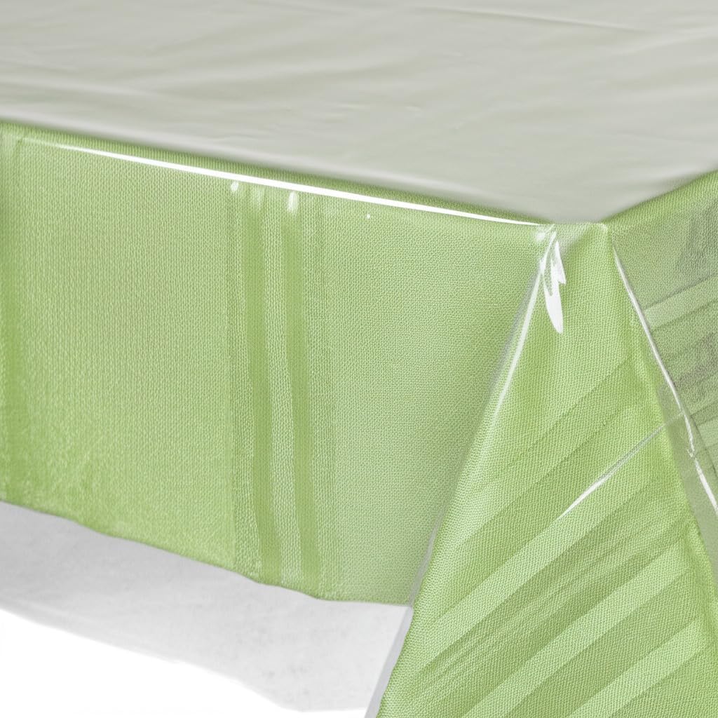 BNYD Clear Plastic Tablecloth Protector, Table Cloth Vinyl (54" x 54") thumbnail