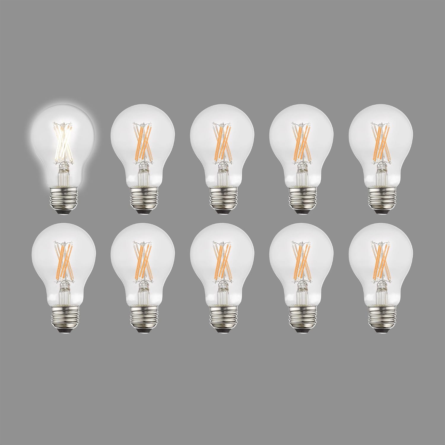 Best Cyber Monday 🔥 Livex Lighting 960816X10 Medium LED Case of 10 Bulbs Collection in Light Finish, Clear Glass 🛒 Crazy Deals Livex Lighting 960816X10 Medium LED Case of 10 Bulbs Collection in Light Finish, Clear Glass
