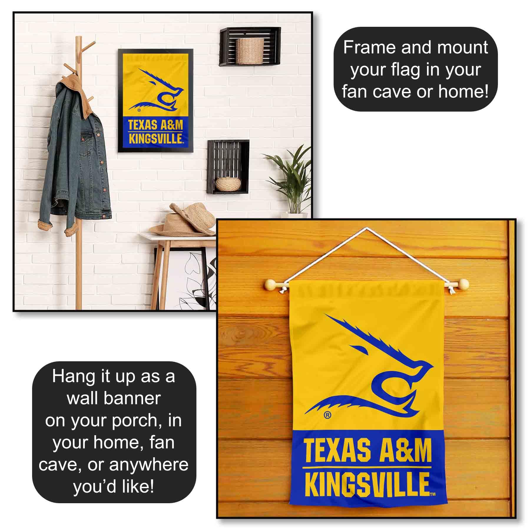 Texas A&M Kingsville Javelinas Flag Pole And Bracket Mount Holder