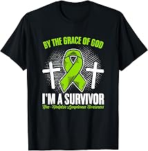Grace Of God Green Ribbon Non-Hodgkin Lymphoma Awareness T-Shirt