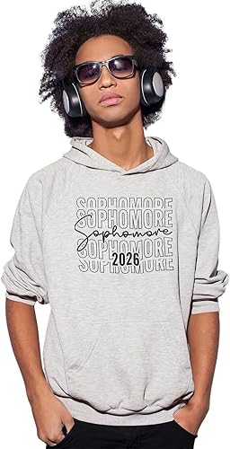Sophomore Class of 2026 Hoodies, Sweatshirts & Crewnecks - Back to School and Off to University Apparel