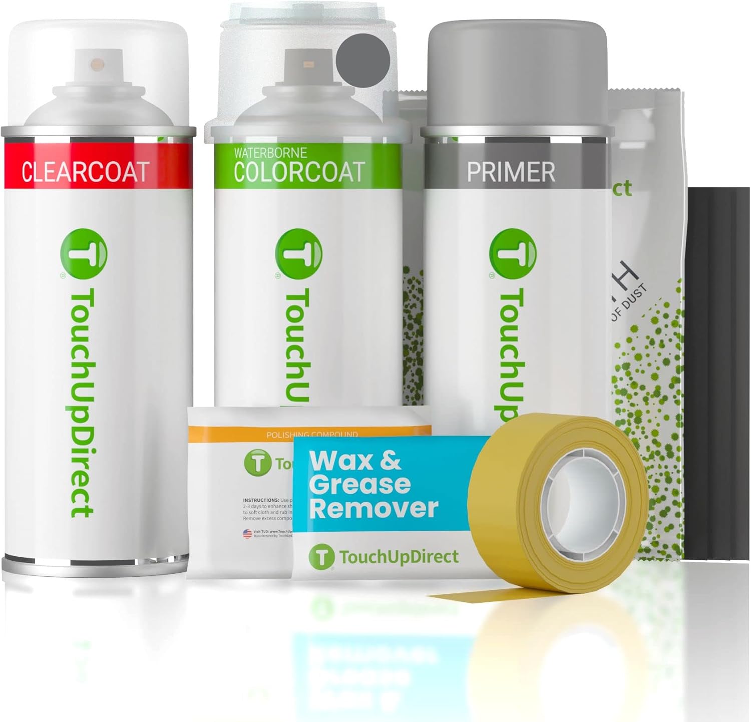 TouchUpDirect P3/P3G Harbor Gray Metallic Compatible with Hyundai Exact Match Touch Up Paint Aerosol - Platinum Kit