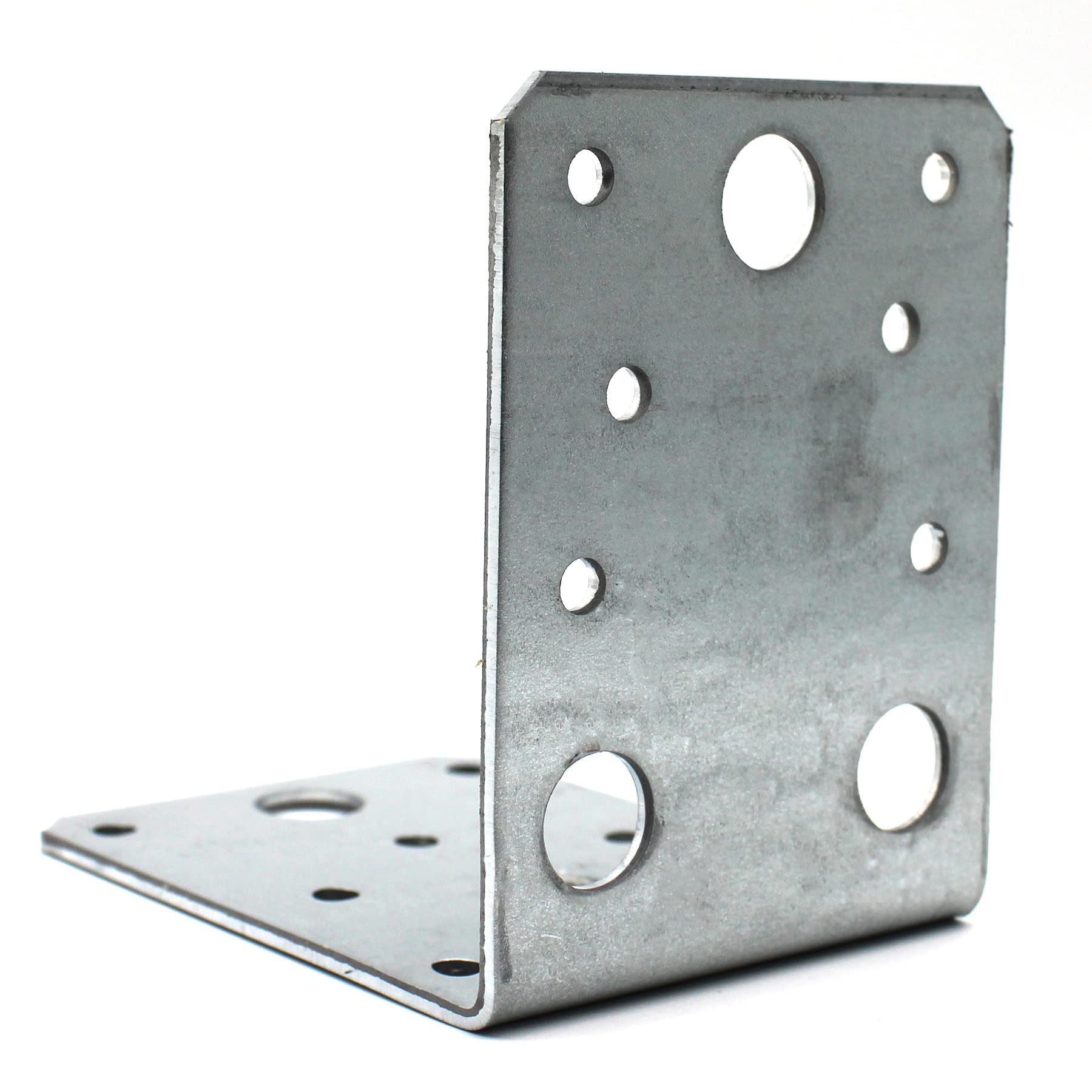 DSM – Winkelverbinder 90x90x65 mm – verzinkter Stahl – 50 Stück | mit CE-Zertifizierung [TrueSpec Präzision] Made in Germany – Winkel, Metallwinkel, Holzverbinder Metall, Montagewinkel
