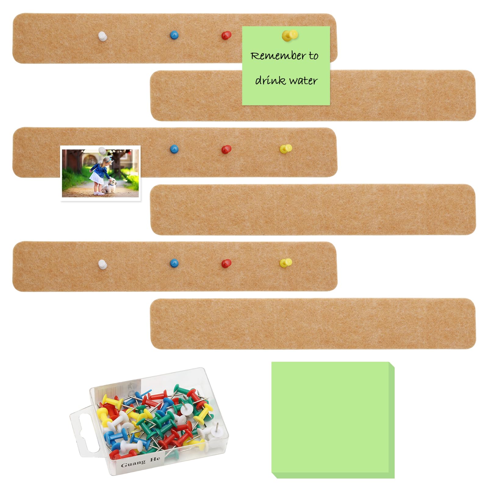 Bacheca Feltro 12 Pannelli 30x30cm - Pannello Murale Fai Da Te Con