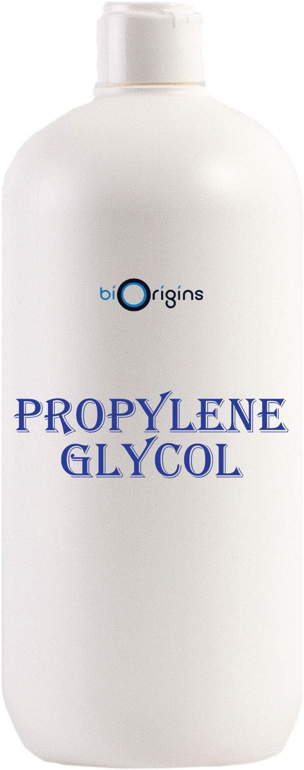 Mystic Moments | Propylene Glycol 1Kg | Cosmetic Grade Solvent & Humectant | Water Miscible | Emollient Base for Lotions & Creams | External Use Only | Clear, Low-Odour Liquid