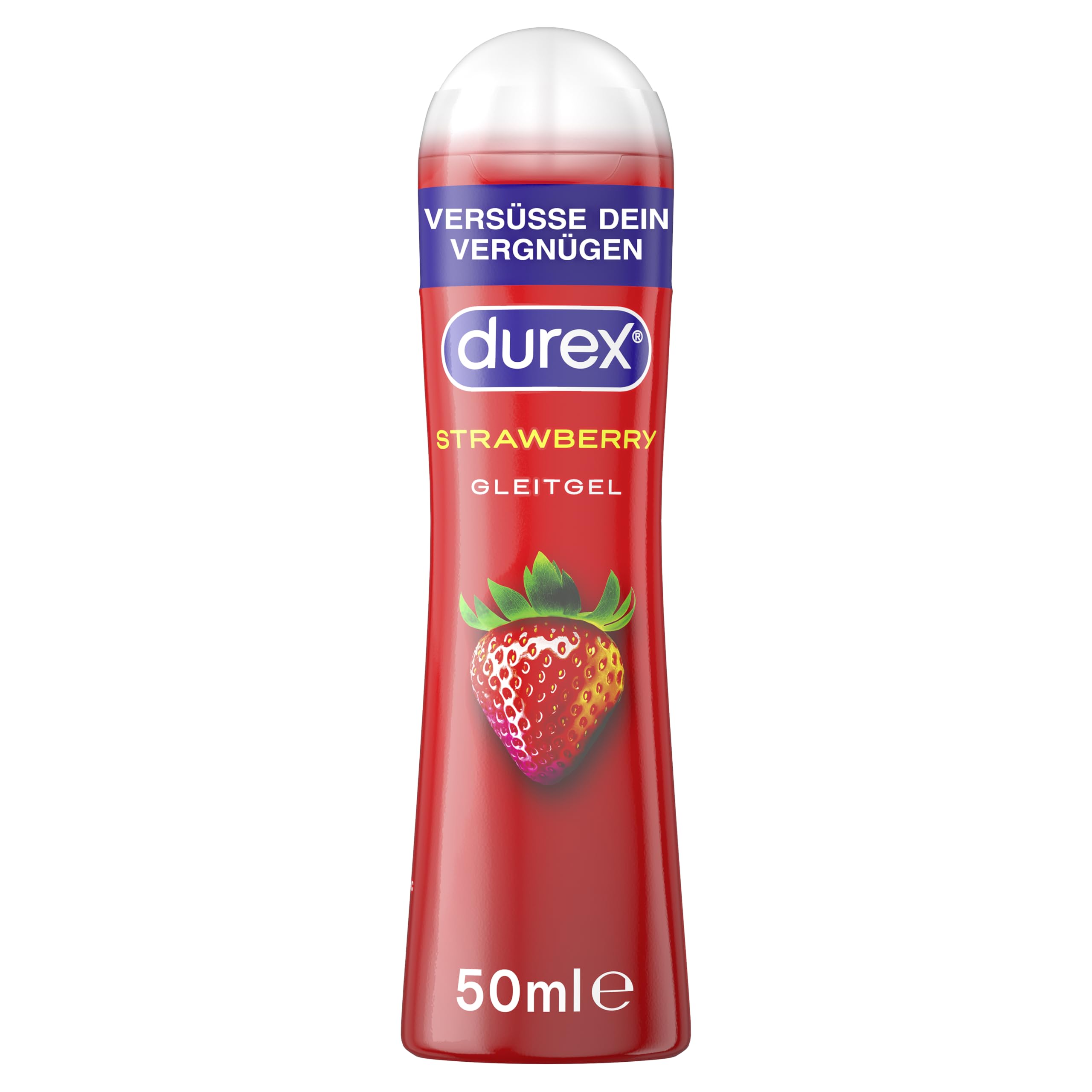 gleitgel erdbeergeschmack Durex Erdbeer-Gleitgel – Wasserbasiert, pH-freundlich, 50 ml