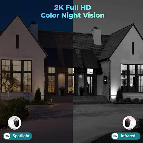 Miniatura 4 de Cámara de seguridad celular 4G LTE inalámbrica para exteriores, cámara de vigilancia con batería solar para seguridad del hogar, vista en vivo de