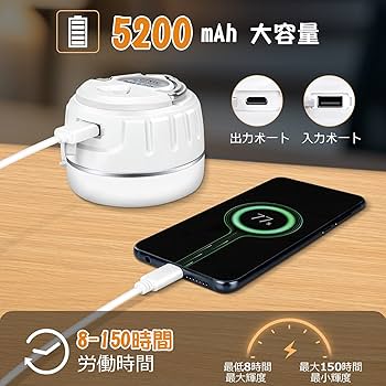 Amazon.co.jp: ランタン 電球色+昼白色,［2020最新版白色