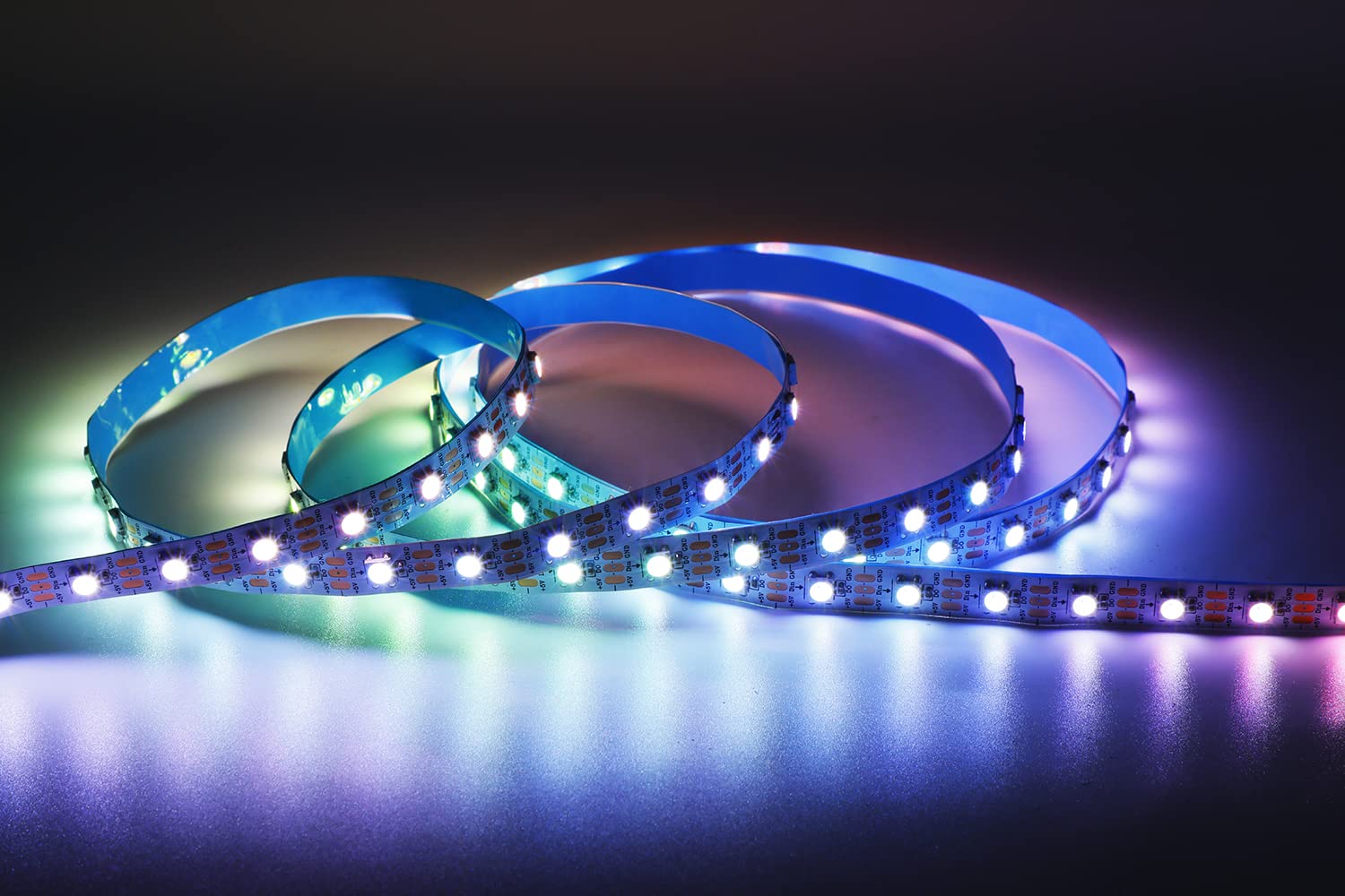 Sk6812 LED Pixel Strip RGBW / Rgbww 4 In 1 DC5V Flexible LED Light Sk6812 Is The Upgrade Of Ws2812b - Foto 6