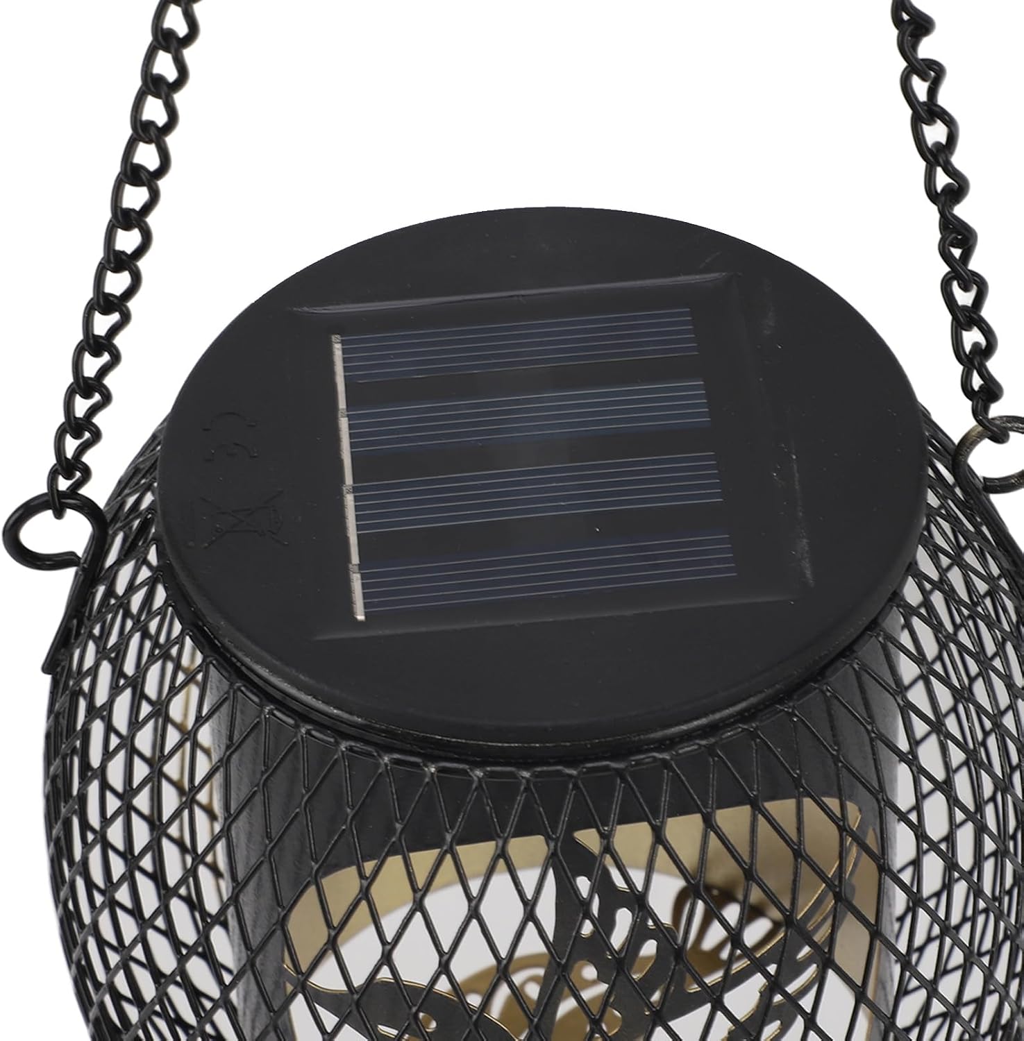 MINGZHE Solar Lantern IP65 Waterproof High Brightness Decorative Outdoor LED Hanging Light Decorative Solar Powered Outdoor Lanterns for Garden Yard Patio Pathway Porch