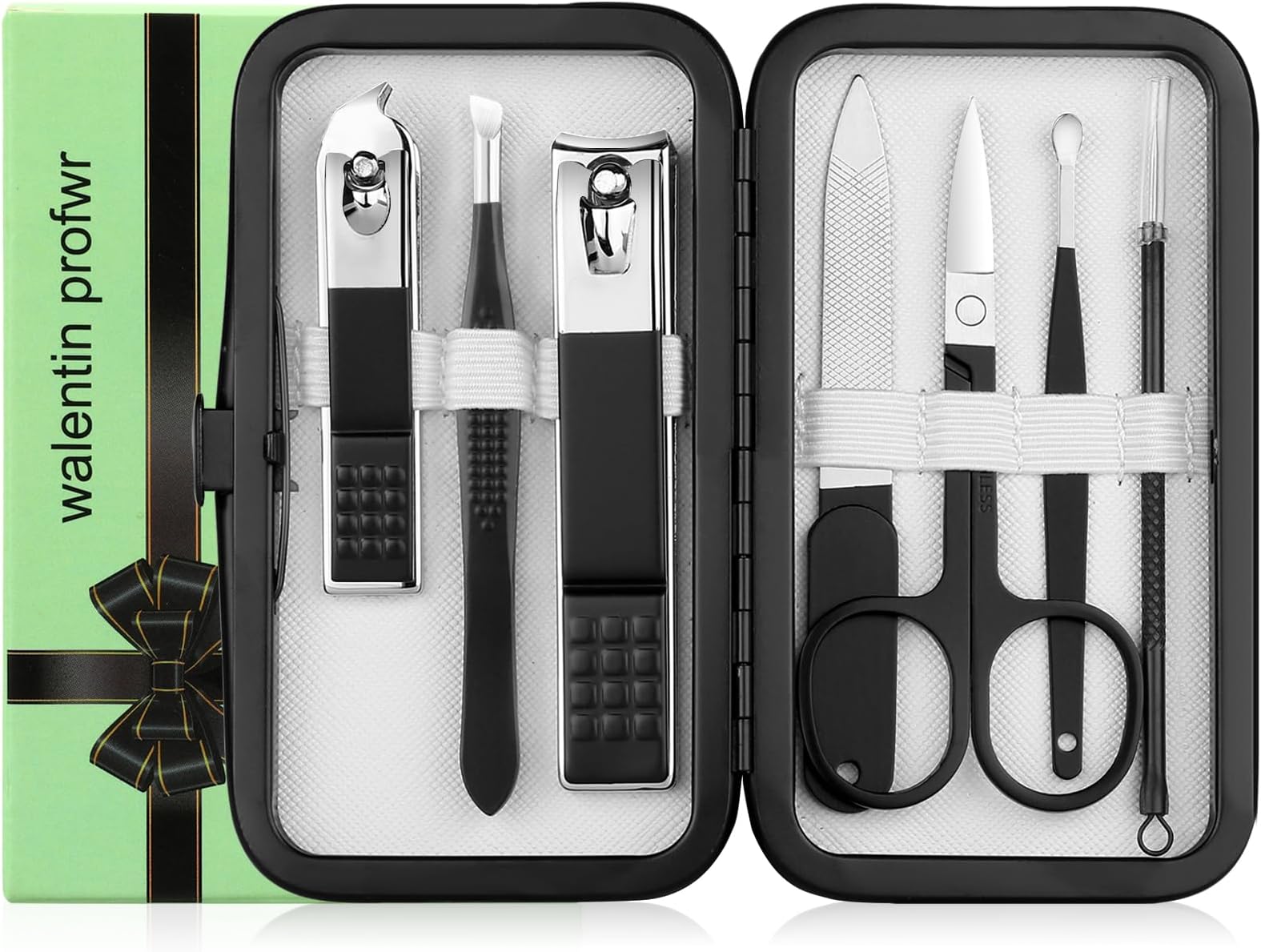 Nail Clipper Kit Nail Care Set for Men Women Nail Clipper Set Manicure Kit with Case Toe Finger Nail Clippers Personal Care Tools Travel Manicure Set Nail Clipper Grooming Kit Gfit for Men Women