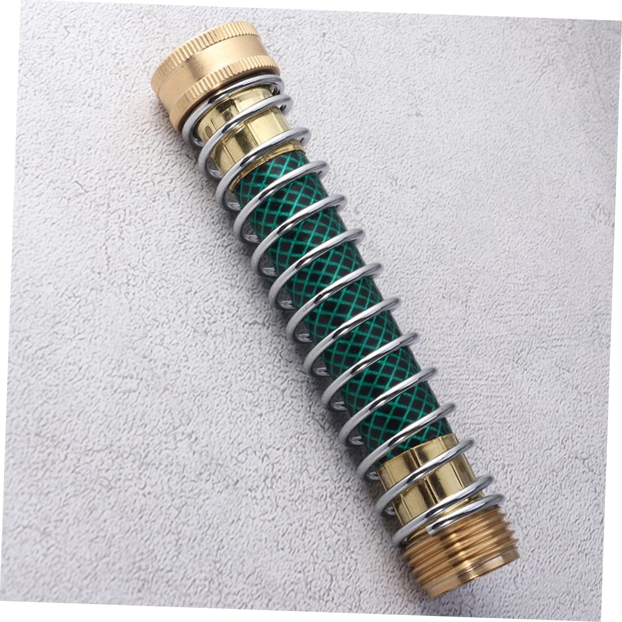 4 connettori per tubo dell'acqua, connettori per tubo dell'acqua, prolunga per tubo dell'acqua, protezione per tubo flessibile, raccordo a molla, connettore per tubo, connessione rapida in ottone, c