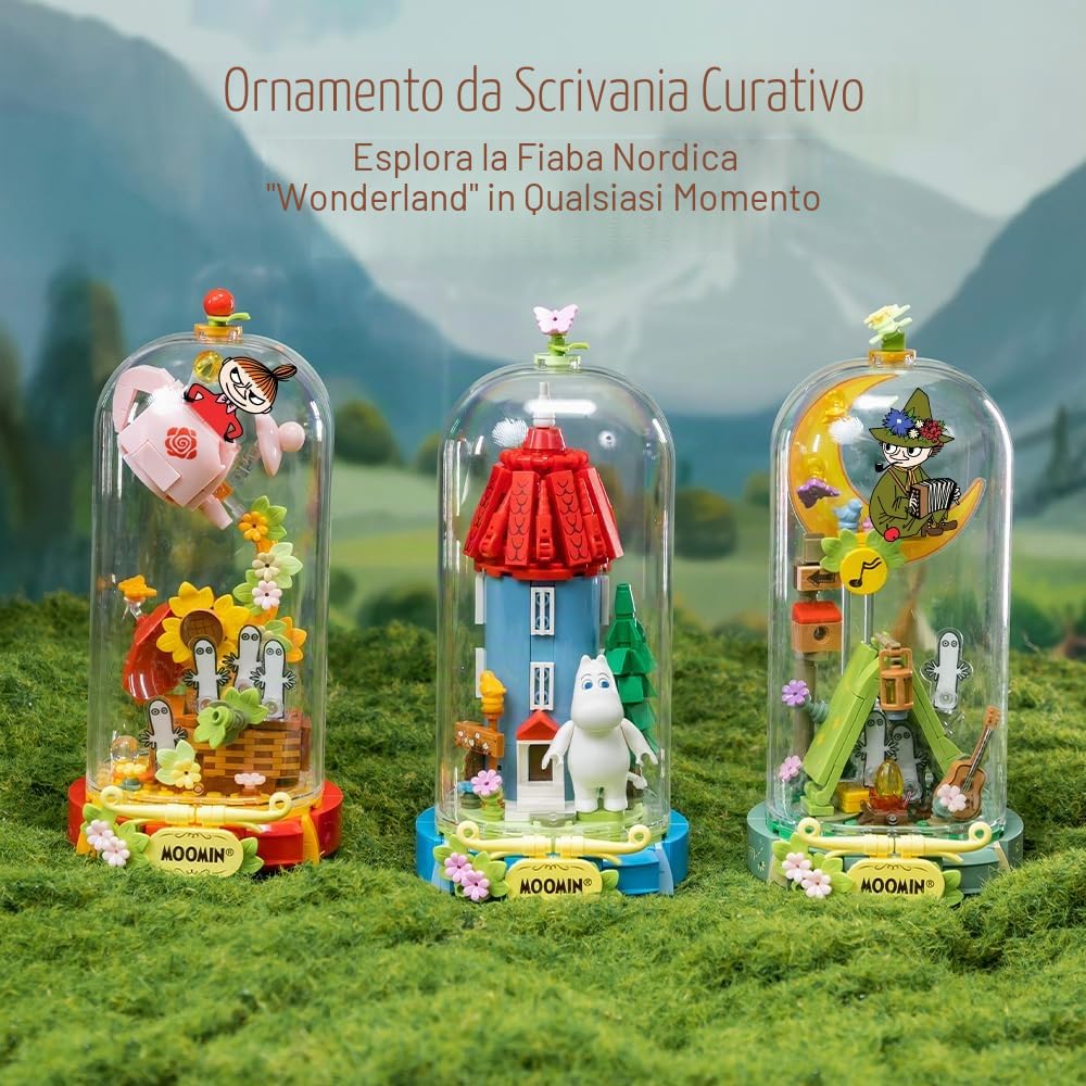 PAN TASY Il Tè del Pomeriggio di Little My Set di Costruzioni, Scena di Tea Party con Figure Dettagliate, Giocattolo Creativo per Adulti, Idea Regalo per Collezionisti e Appassionati