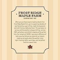 Vista 6 de Frost Ridge Maple Farm, Jarabe de arce orgánico, grado A, cuarto de galón (32 onzas líquidas), rico en ámbar medio