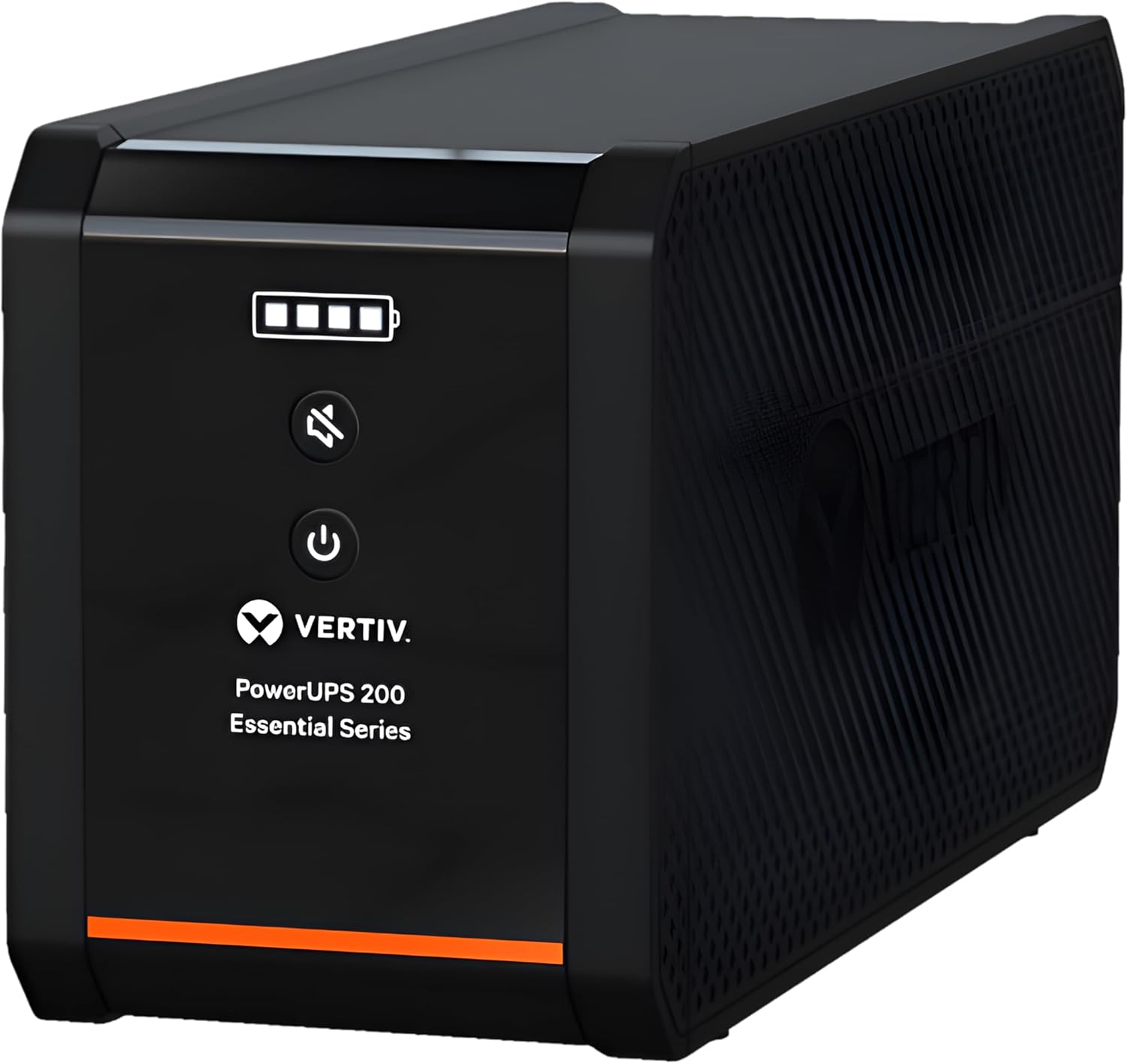 Vertiv Liebert PowerUPS 200 Essential, PSA6E-600LVT, Line Interactive UPS 600VA/360W, Battery Backup & Surge Protector, AVR, 4 Outlets, 3 Year Warranty