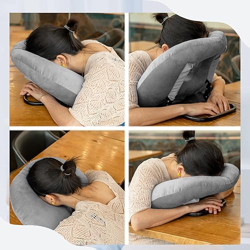Miniatura 10 de Almohada facial para después de cirugía ocular almohada propensa de altura ajustable almohada de boca abajo almohada de retina agujero macular de