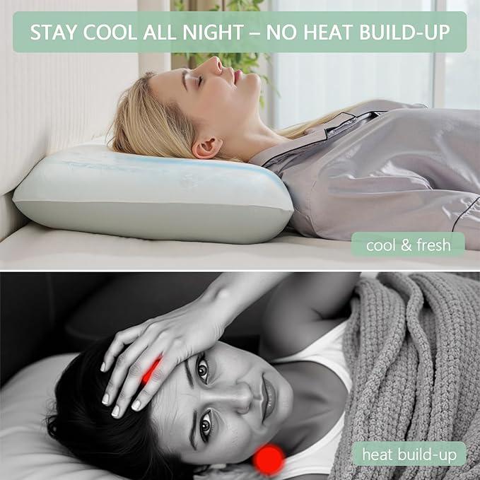 Almohada Espuma de Poliuretano Extra Suave Refrescante con Soporte Cervical miniatura 6