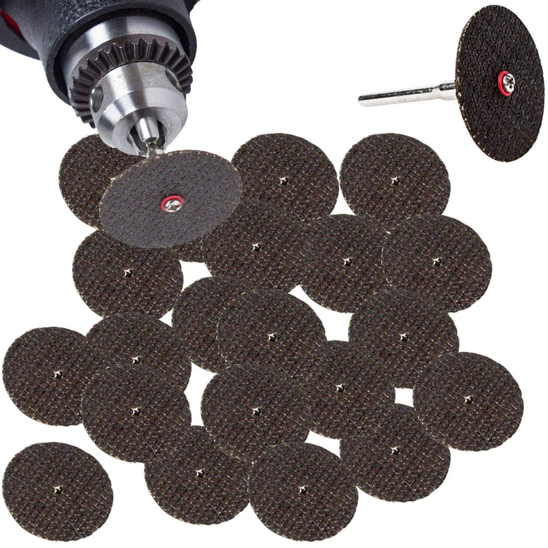 DIY Crafts Pack Of 10 Pcs, Multi, 2 Pcs Mandrel/Connecting Shank, Abrasive Cutting Disc for Grinder Rotary Tool Circular Saw Blade Wheel Cu(Pack Of 10 Pcs, Multi, 2 Pcs Mandrel/Connecting Shank) (B086BWCFK3) Amazon Price History, Amazon Price Tracker