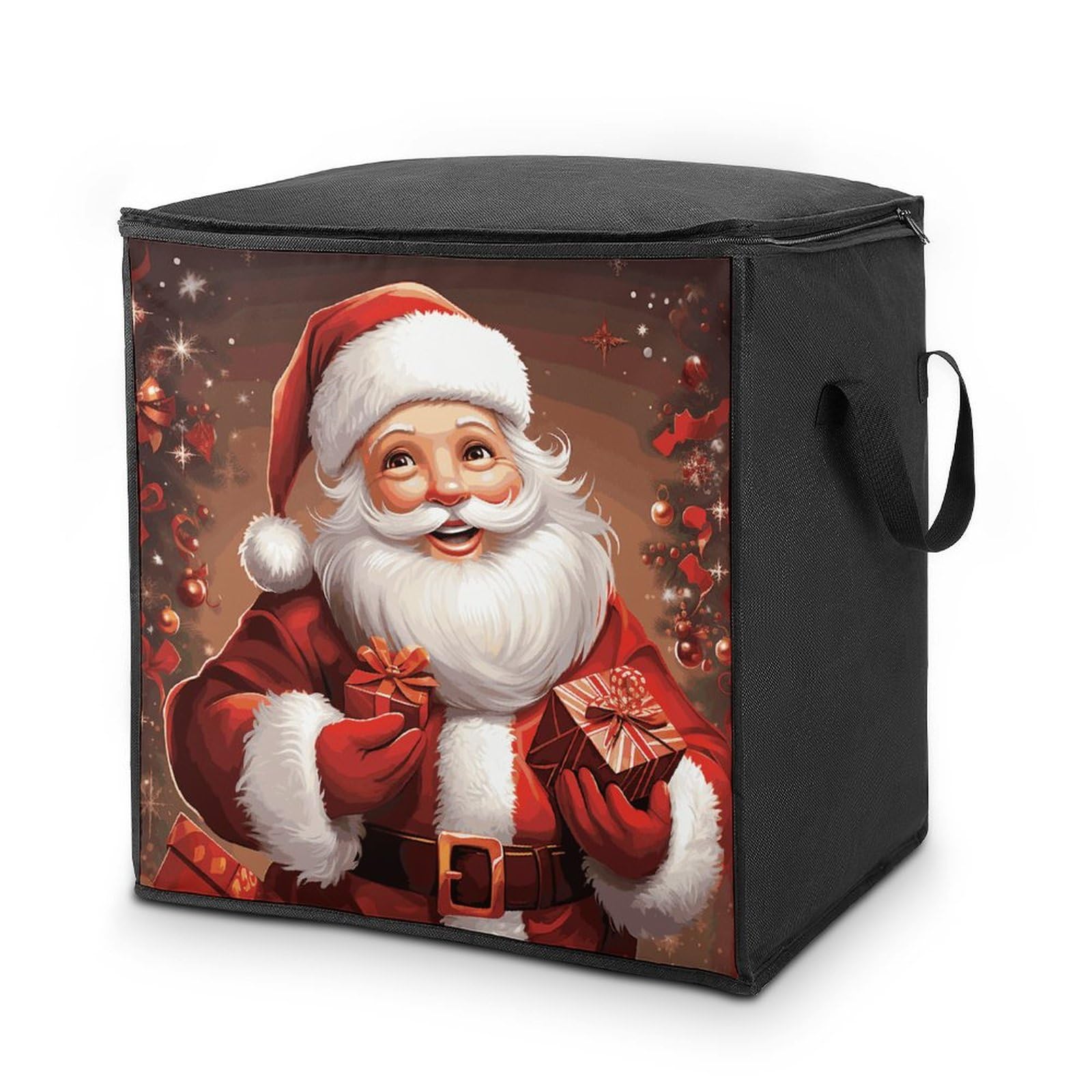 Sac de rangement pour vêtements et couvertures grand format avec poignées renforcées