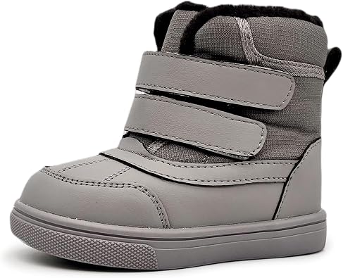 Baby Snow Boots Waterproof Winter Warm Duck Booties Infant Boys Girls Outdoor Shoes for Cold Weather 6 9 12 15 18 24 Months