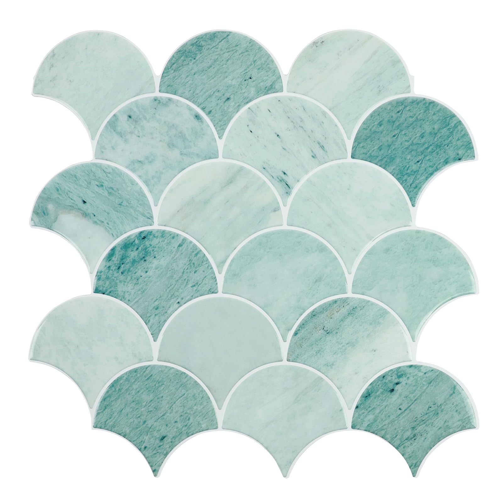 VaryStyle 18 Sheets Green Peel And Stick Backsplash For Kitchen - View #6