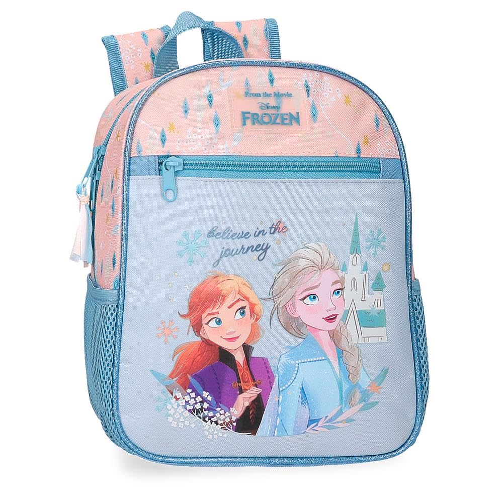 Disney Joumma Bags, Frozen Believe in the journey,mochila infantil, mochila escolar, fabricada en Poliéster, Tirantes anchos y ajustables, varios bolsillos y compartimentos.