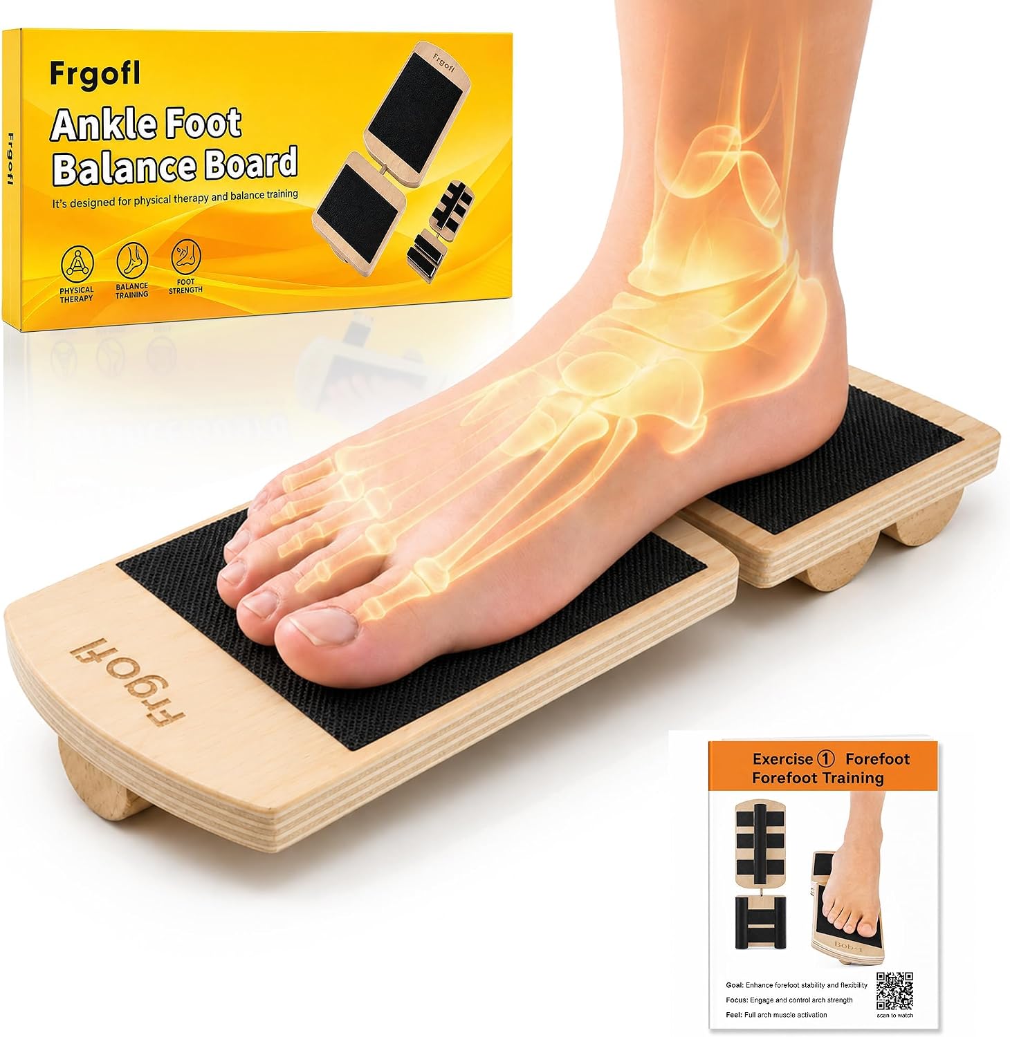 Adjustable Balance Board for Ankle Strengthening & Stability
