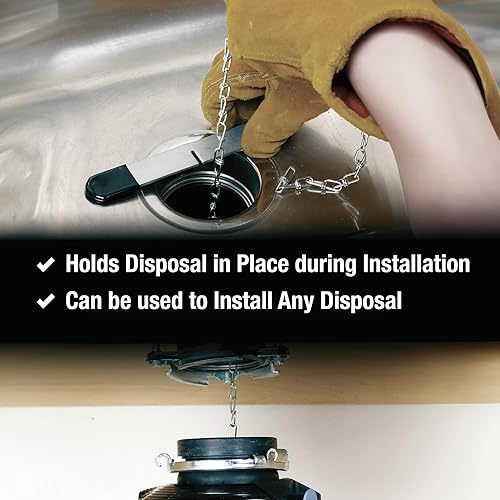 Miniatura 2 de Danco Herramienta de instalación de eliminación de basura para varios trituradores de basura en acero inoxidable (12076)