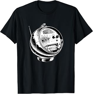 1970s Retro Technology Ball Space Age 8-Track Player T-Shirt
