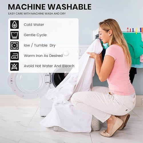 Miniatura 4 de CHATEAU HOME COLLECTION Sábanas de cama, 100% algodón egipcio, tamaño individual XL, juego de sábanas y fundas de almohada, juego de sábanas de 800