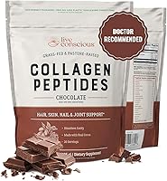 Vista 17 de Live Conscious Polvo de péptidos de colágeno – Polvo de colágeno con sabor a melocotón y mango – Apoyo para el cabello, la piel, las uñas