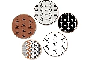 Zzbakress 5 Pcs Aztec Wall Decor: Elevate the Aesthetics of Your Abode...