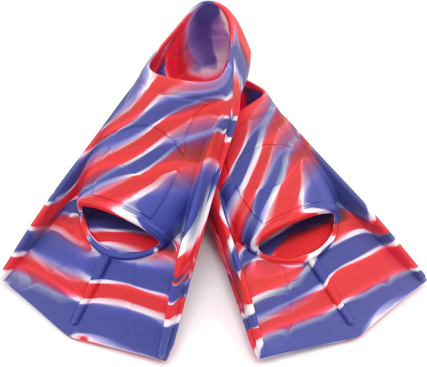 Kids Swim Fins,Comfortable Silicone Flippers for Swimming and Diving,Size Suitable Beginners Kids Girls Boys Adults