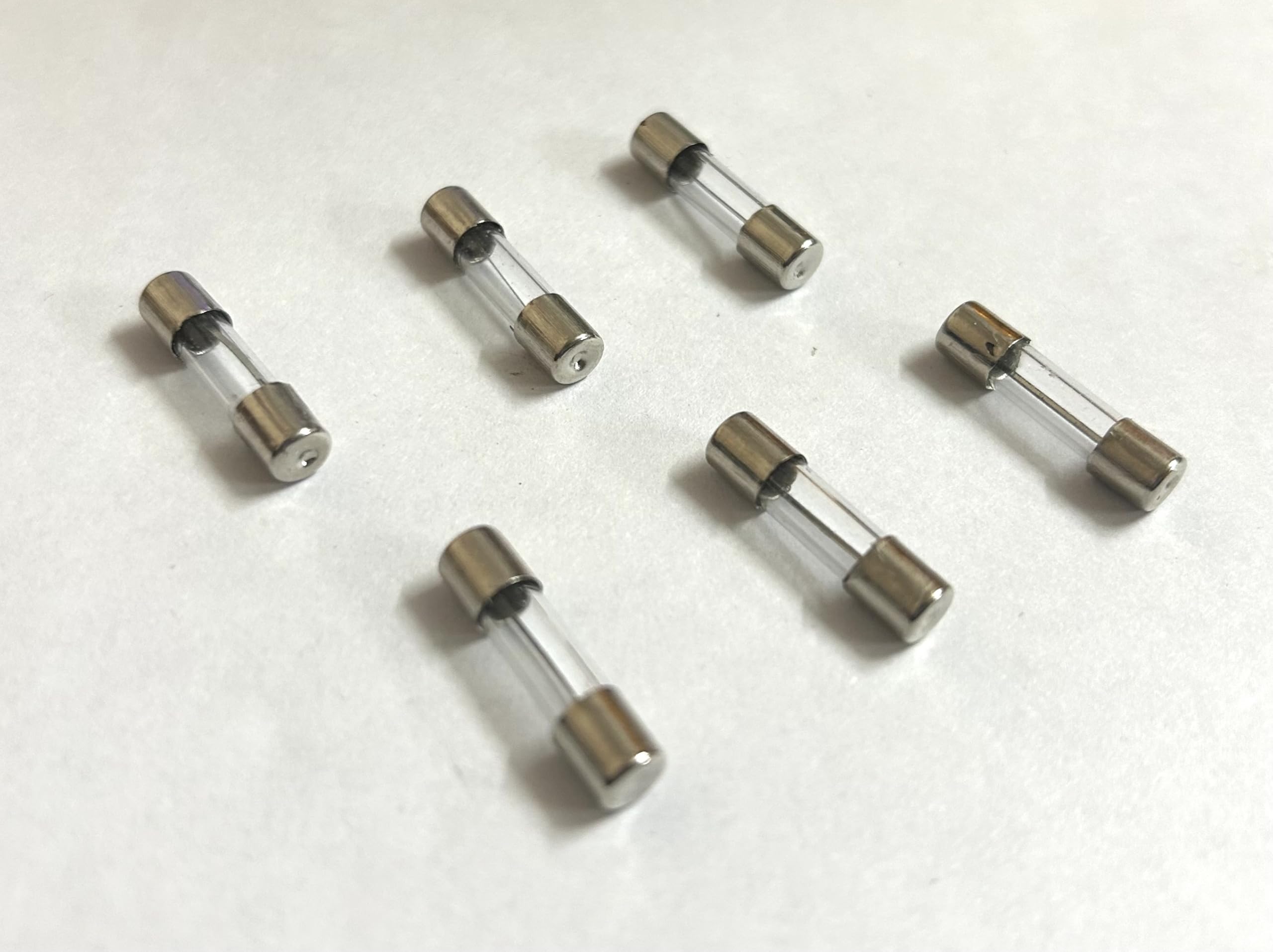 Px Glass Tube Fuse cartridge 250V 6A Fast Blow, 5mm x 20mm, Pack of 6, for Extension Board, Power Supply and other applications-image-28