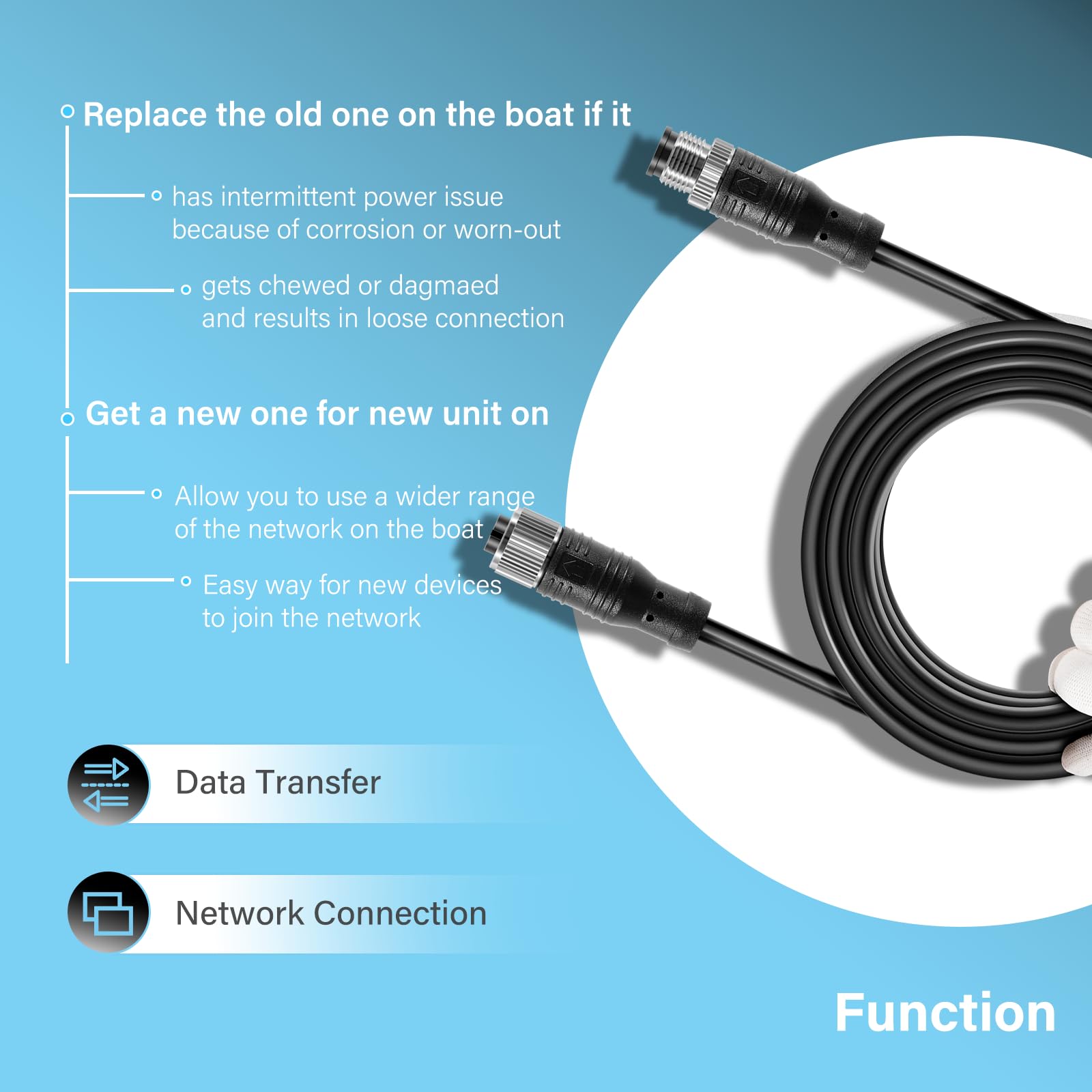 Câble d'extension NMEA 2000 (N2K) 6 m