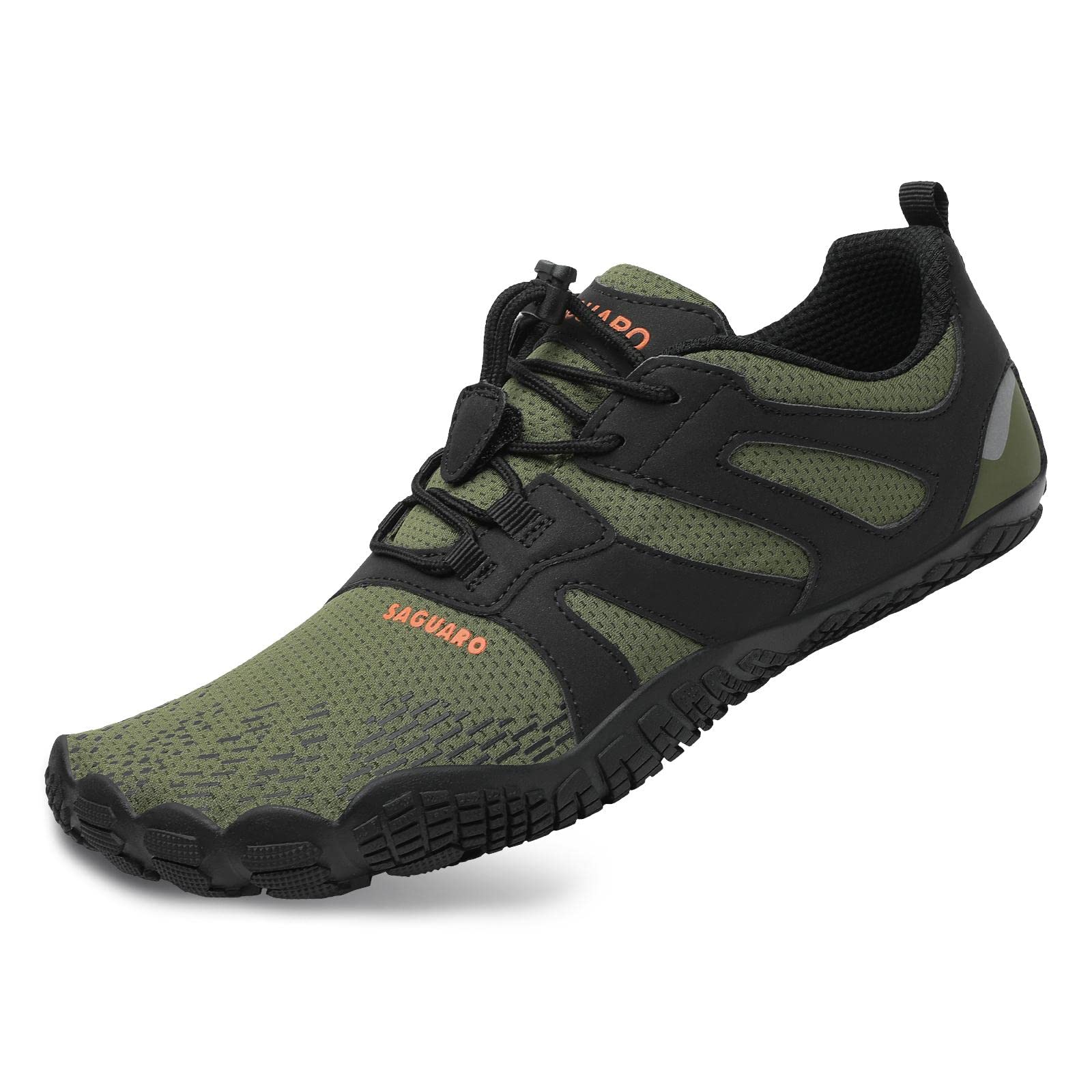 SAGUARO Minimaliste Barefoot Scarpe da Corsa Uomo Piedi Nudi Trail Running