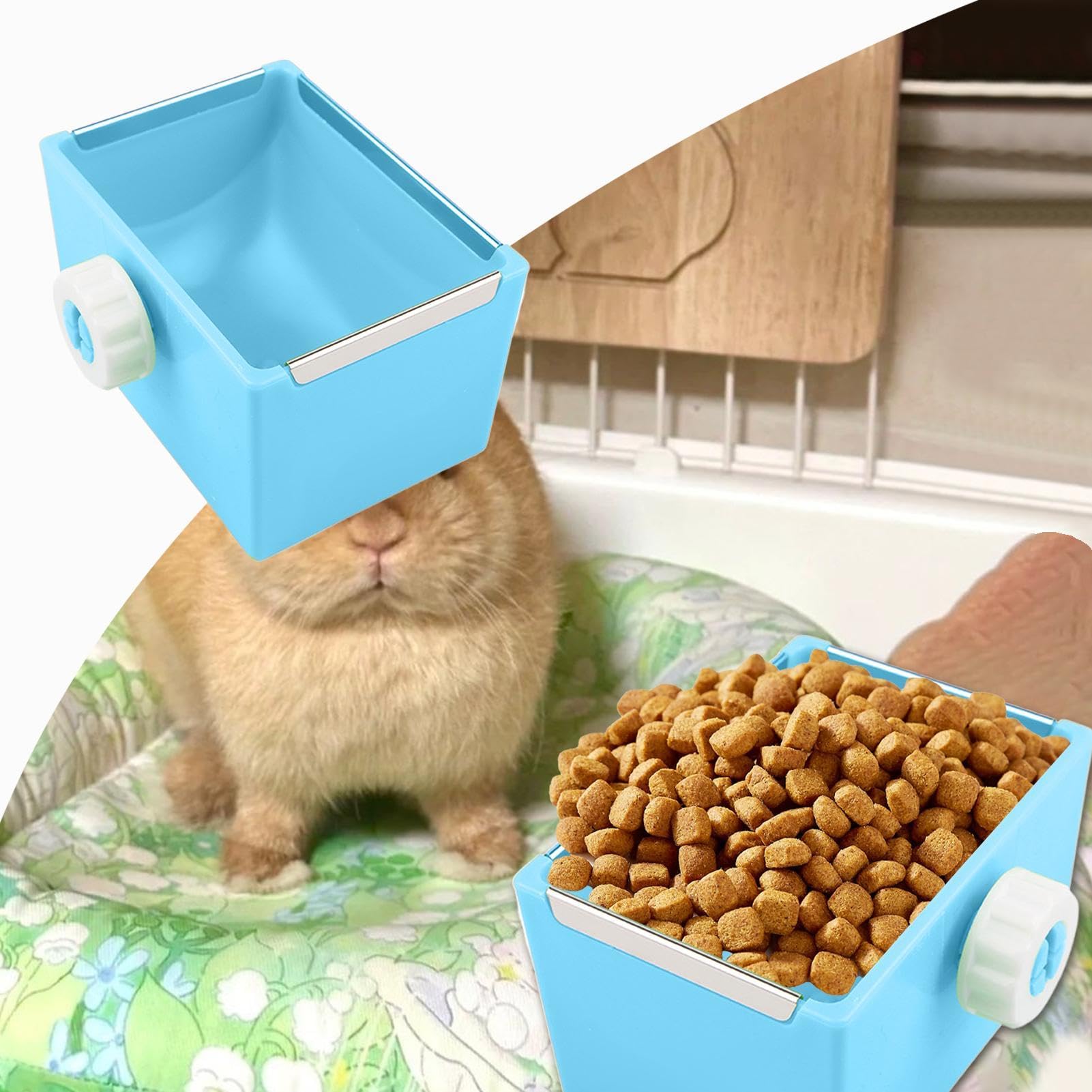 di criceto, di cibo per criceti per l'alimentazione 'acqua per pasto per | per cibo per alimenti per animali domestici alimentatore a gabbia di criceto fissabile per i piccoli anim