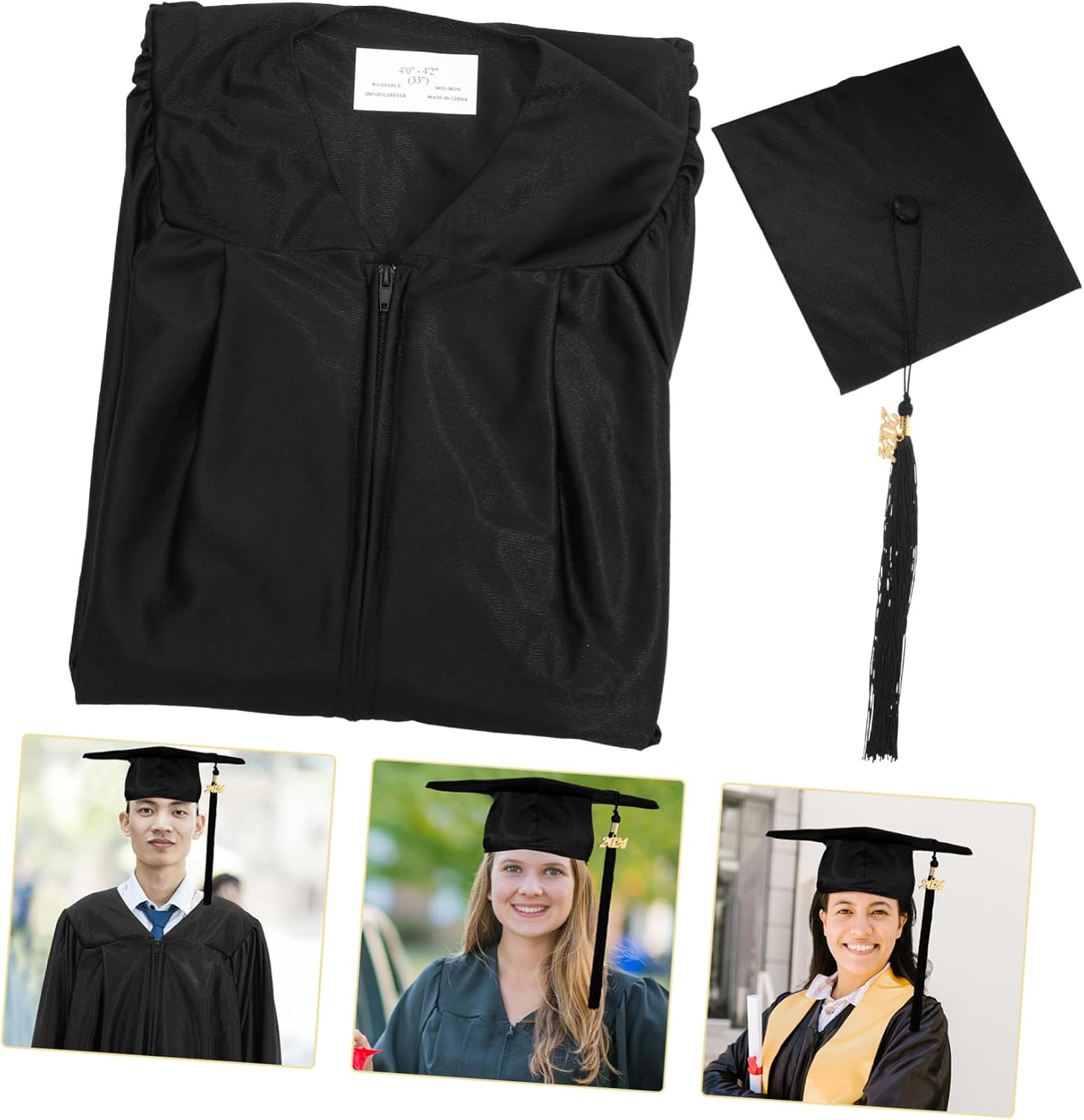 Graduation Gown Hat Graduation Robe Graduation Clothes Cap and Gown for Graduation Graduation Gown and