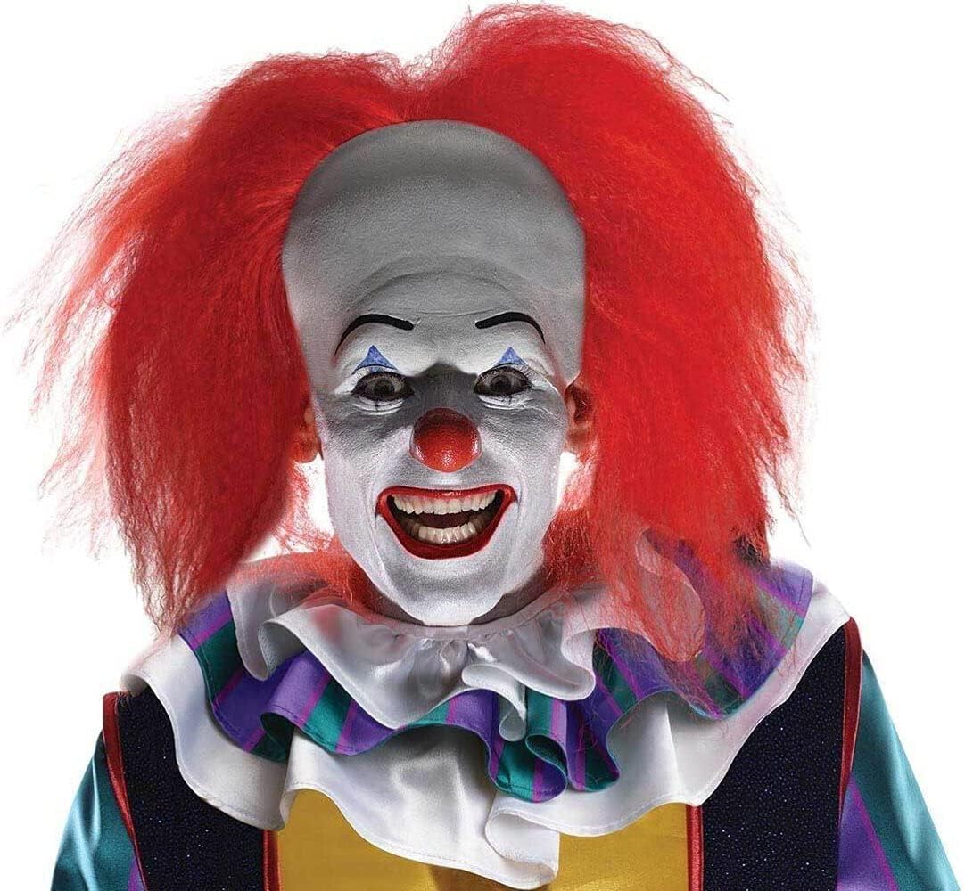 IT TV Series: Pennywise Wig for Adults, Men's No Size