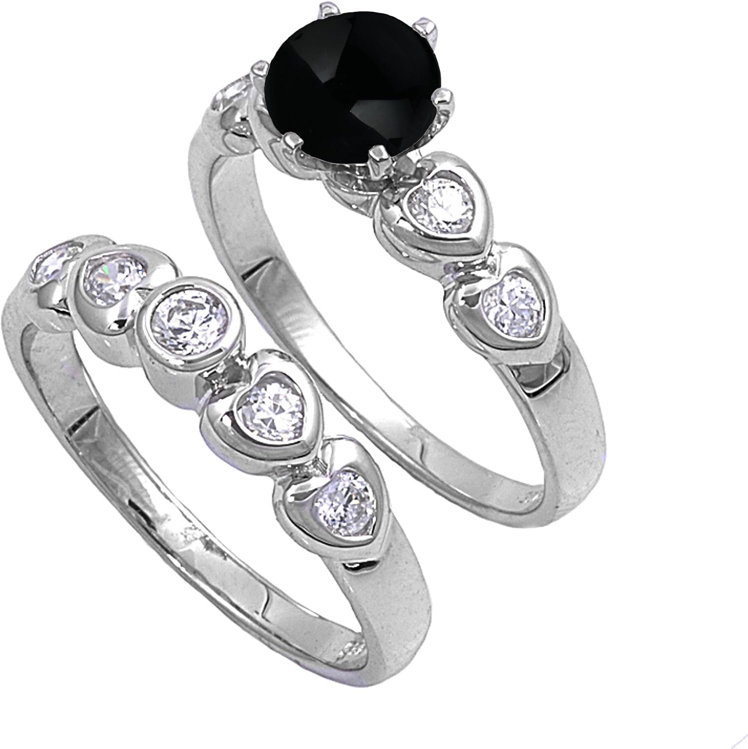 CHOOSE YOUR COLOR Sterling Silver Round Ring