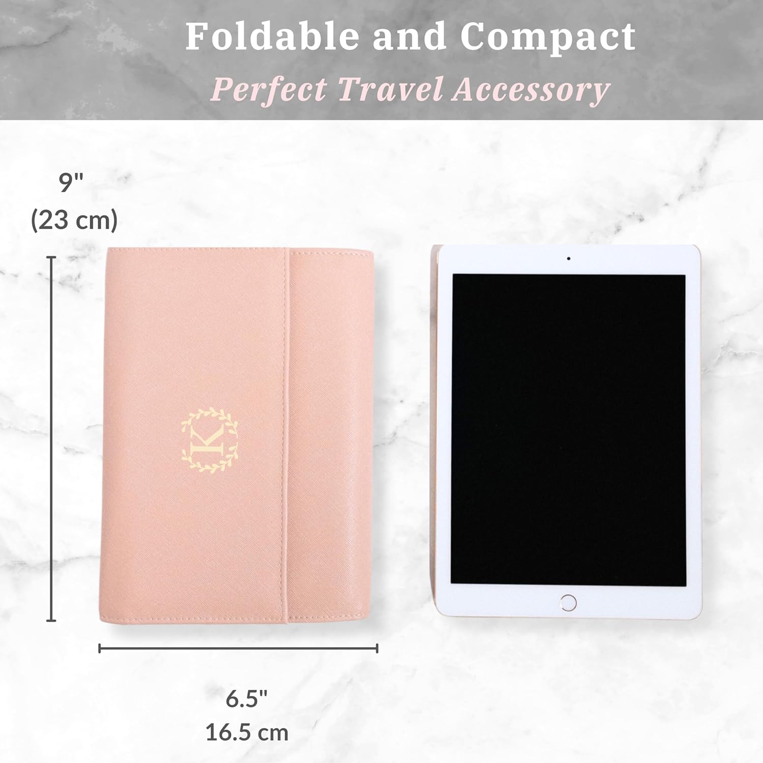 Personalized Initial Travel Jewelry Case - Monogram Custom Gifts For Women, Bridesmaid Gifts, Travel Jewelry Organizer, Customized Travel Jewelry Box, Birthday Gifts For Mom