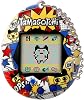 Tamagotchi Orijinal Sanal Bebek Çiçekli Kumaş Deseni