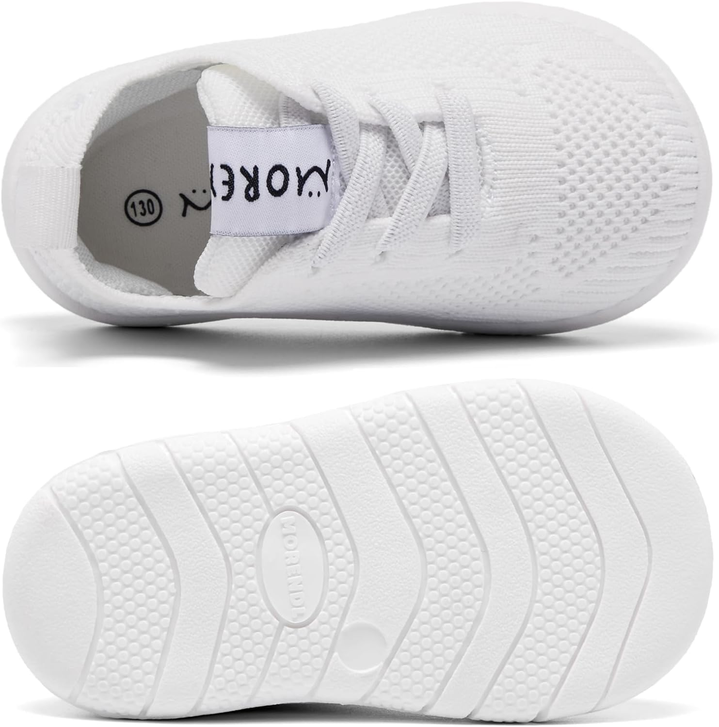 MORENDL Toddler Shoes Baby Walking Sock Shoes Infant Sneakers 0-4 Years Boy Girl Barefoot Tennis Shoe Non-Slip Brethable - Image 4