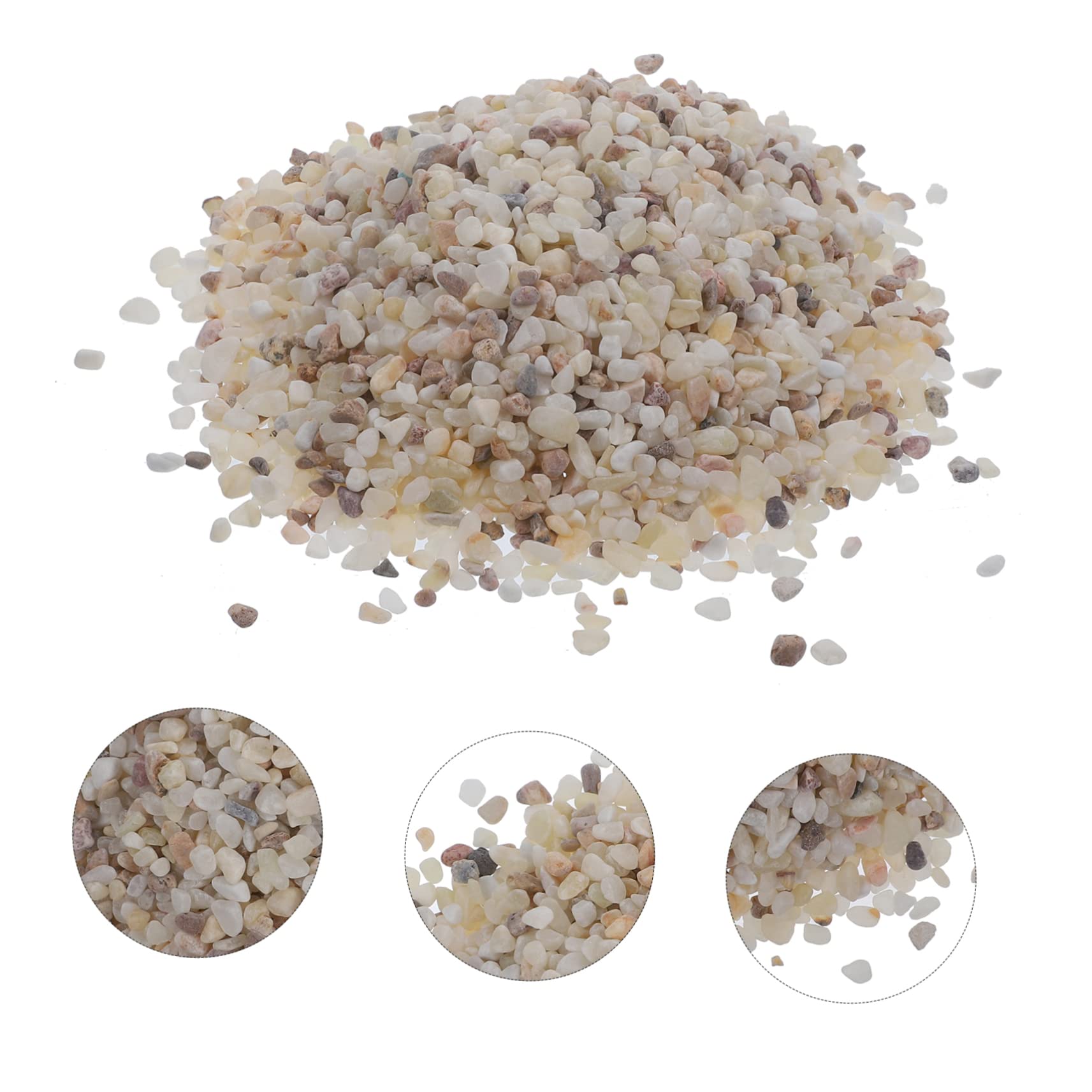 PRETYZOOM Ghiaia Naturale Sicura per Acquari da 1 kg Set per La Decorazione di Acquari Dacqua Dolce