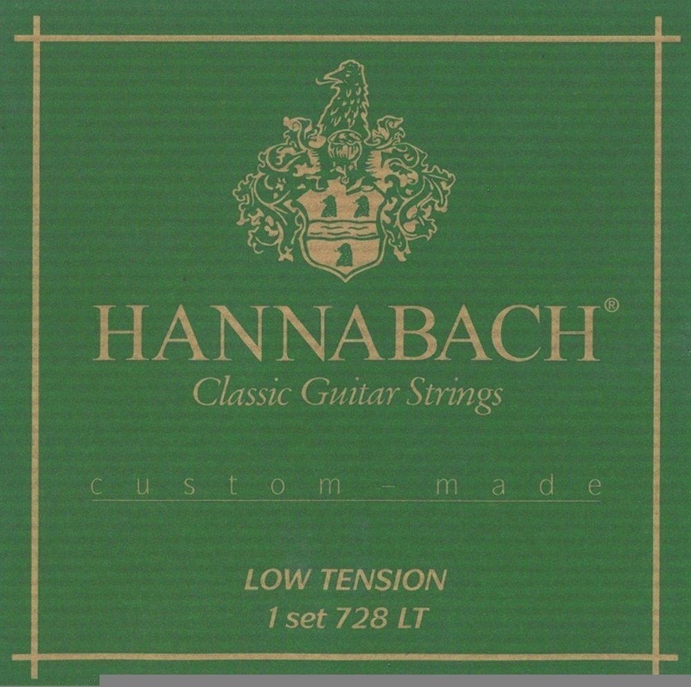 Hannabach Classical Guitar Strings Series 728 Low Tension Custom Made - 3 Bass String Set - 7287LT