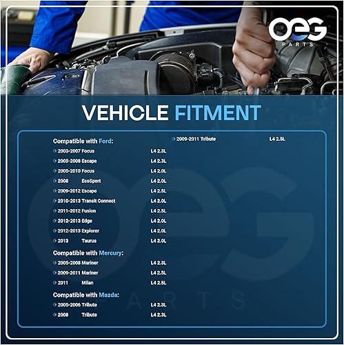 Miniatura 4 de OEG Parts - Arrancador compatible con Ford Focus 2003-2010 Escape 05-12, compatible con Mercury Mariner 05-11, compatible con Mazda Tribute 05-11