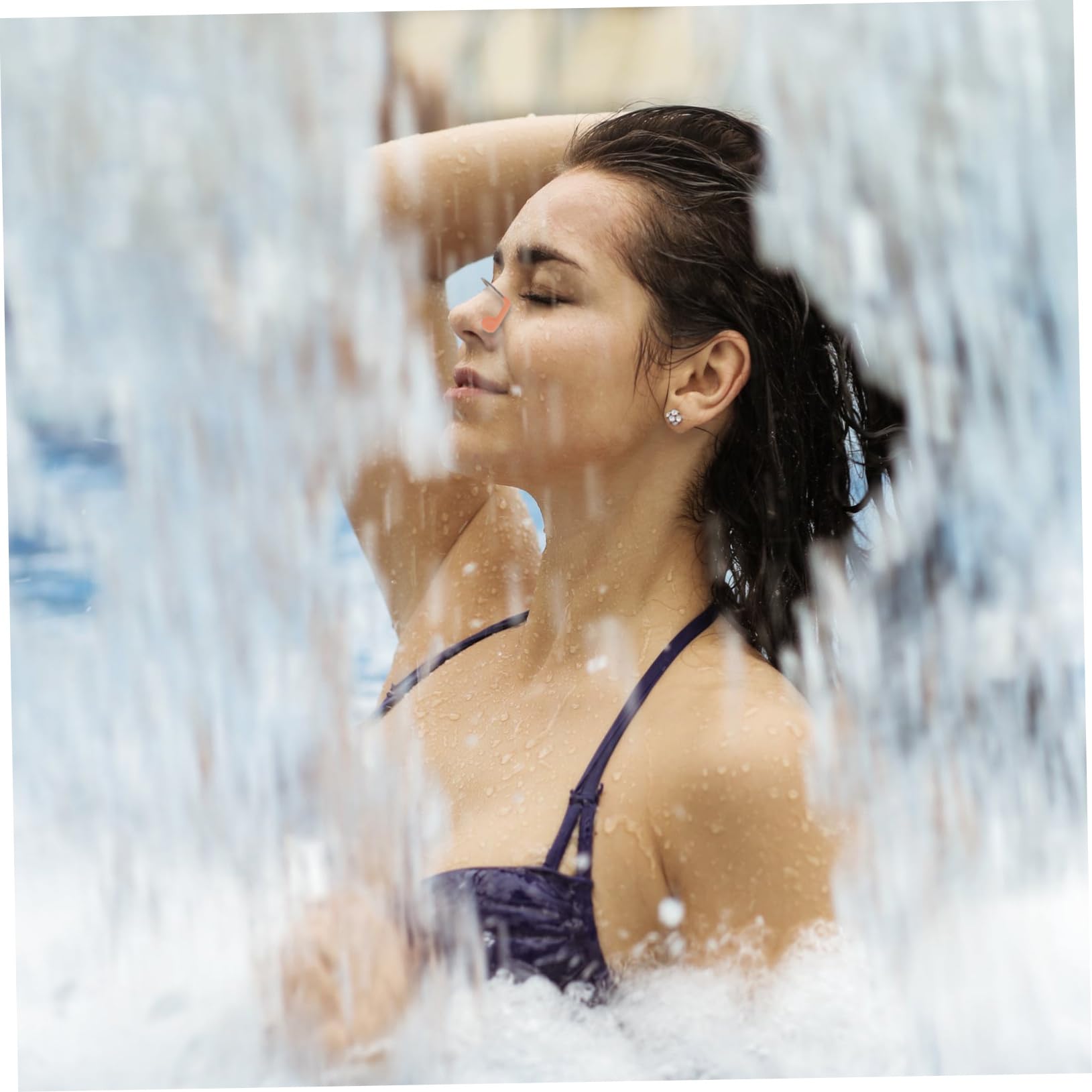 Kisangel 3 Piezas Clip De Nariz Natación Anti-Asfixia Clip De Agua Artículos De Natación para Adultos Herramienta T Surf Herramientas De Tapón De Nariz para Niños Clip Impermeable Bebé