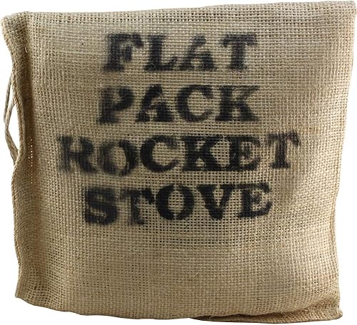 Miniatura 4 de Camping Survivalist Prepper Flat Pack Mini Estufa de cohete