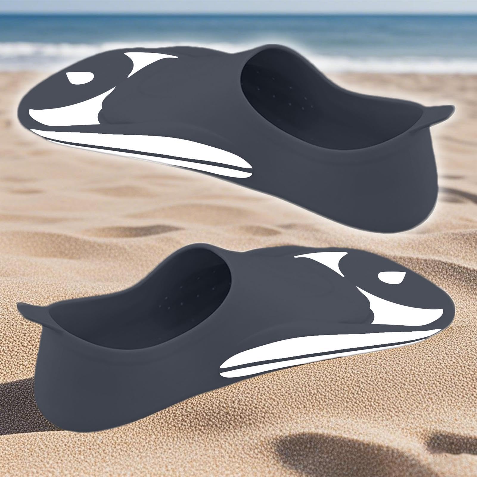 Pinne da nuoto corte – Pinne galleggianti per allenamento snorkeling